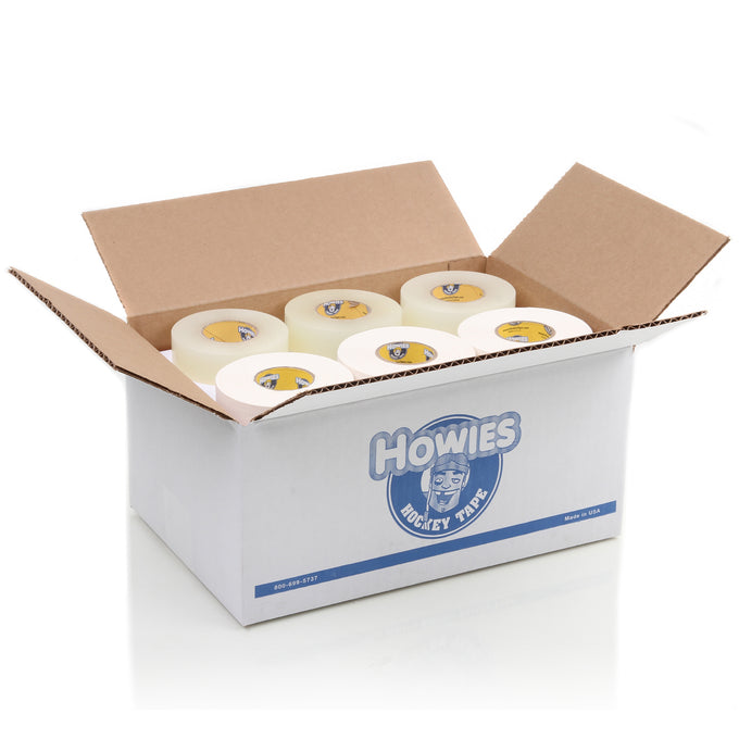 Howies Hockey Tape - 15 White Cloth & 15 Clear Shin Pad Mixed Tape Cases Howies Hockey Tape