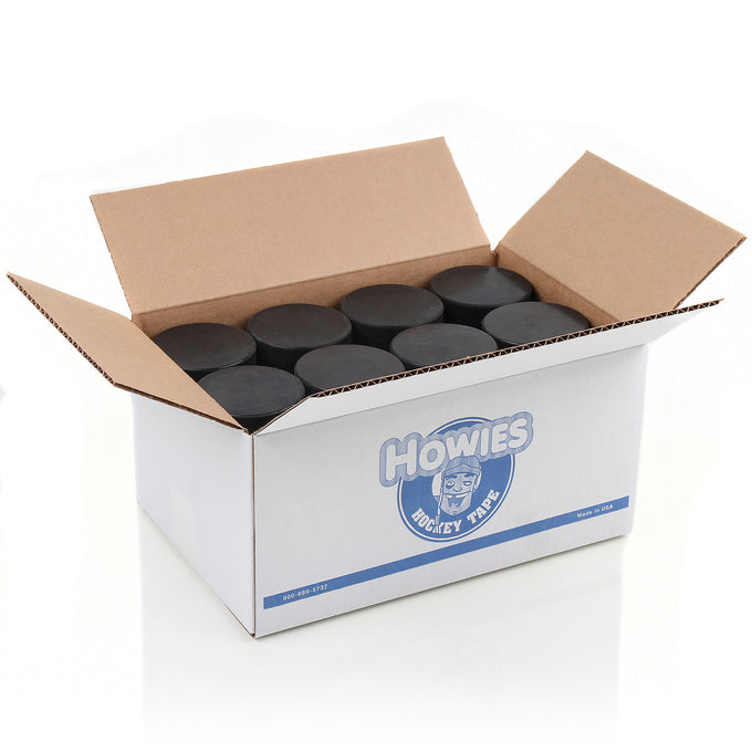 Howies Official 6oz. Mark-Less Black Hockey Pucks