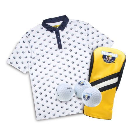 Three-Putt Polo Combo Apparel Howies Hockey Tape White Small 