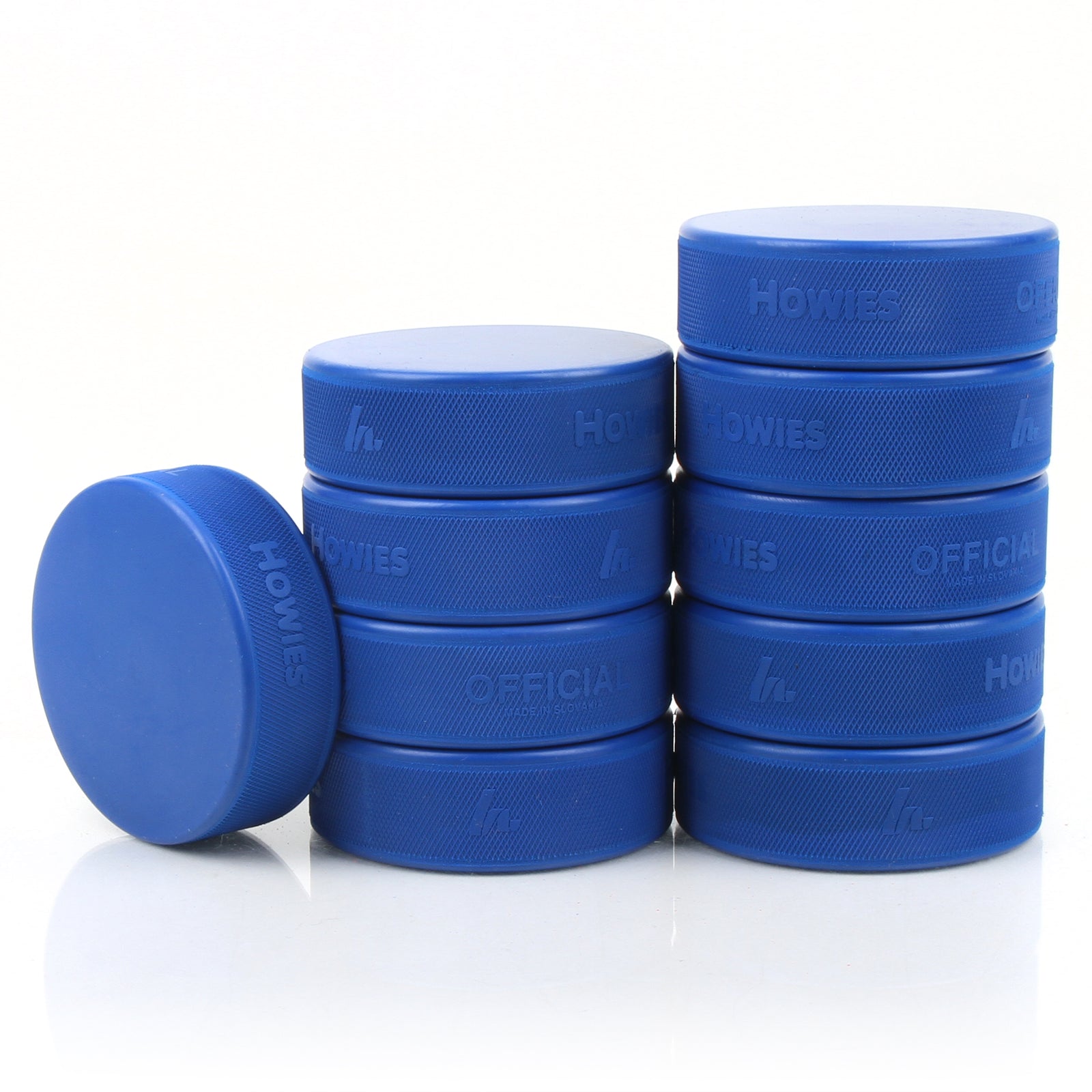 Howies Blue 4oz. Youth Hockey Pucks Hockey Pucks Howies Hockey Tape 10pk  