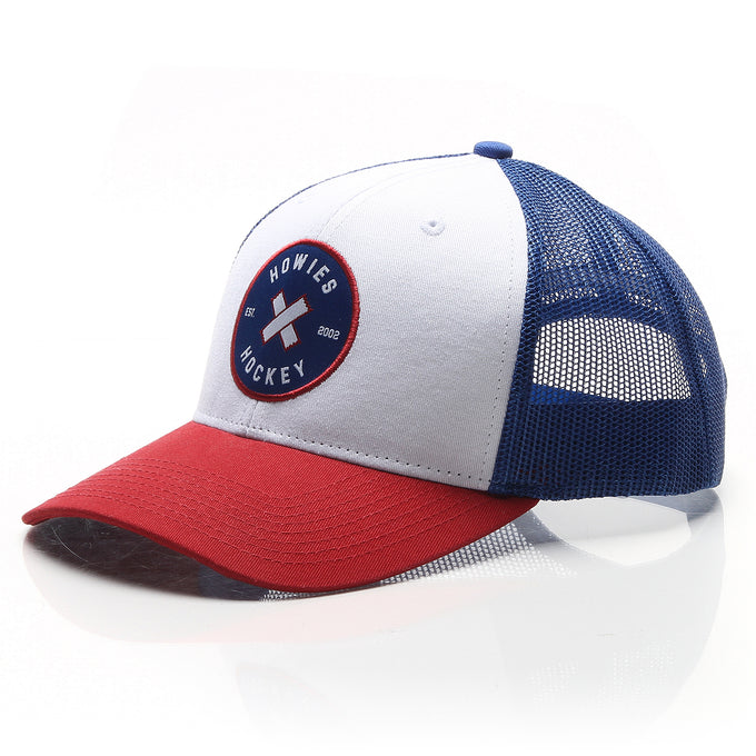 The Cross-Check Lid Hats Howies Hockey Tape Red  
