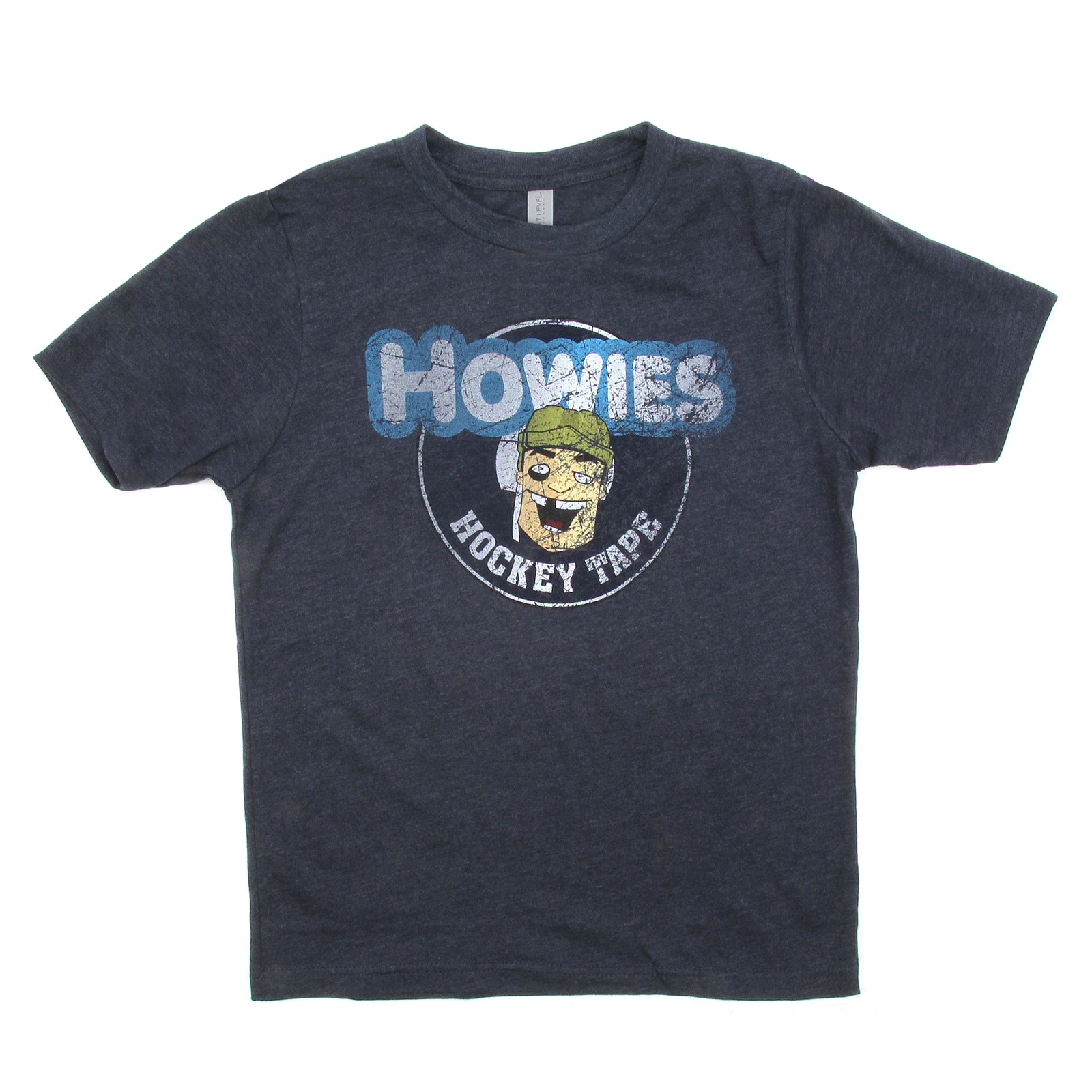 Youth Vintage Tee Tees Howies Hockey Tape Small (6-7) Navy 