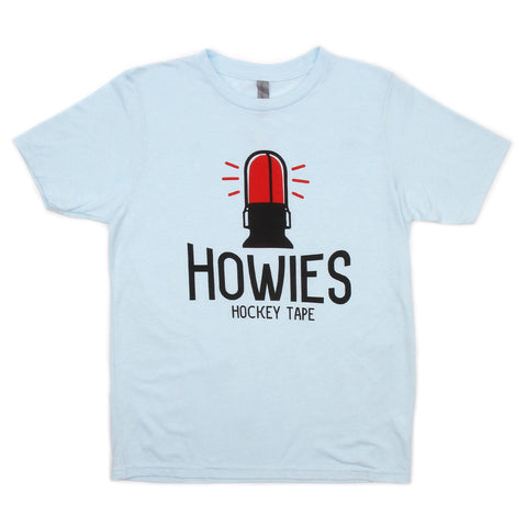 Light the Lamp Youth Tee Tees Howies Hockey Tape Light Blue Small (6-7) 