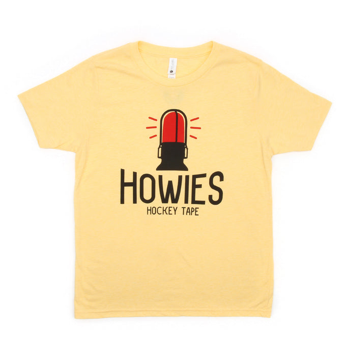 Light the Lamp Youth Tee Tees Howies Hockey Tape Yellow Small (6-7) 