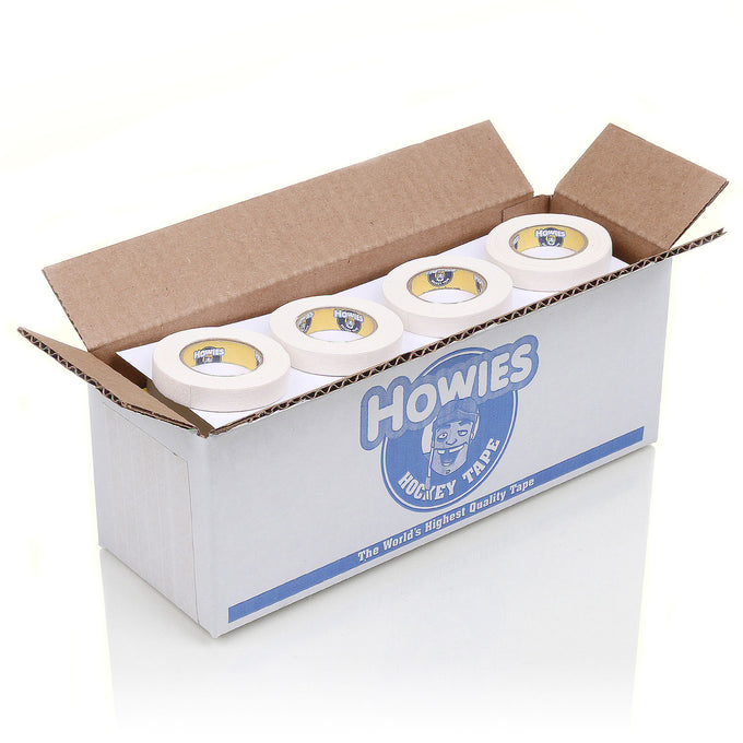Howies White 1/2" Knob Tape Cloth Tape Howies Hockey Tape 24pk  