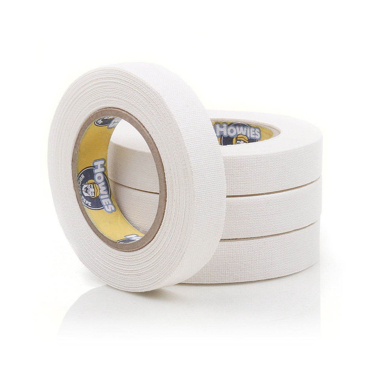 Howies White 1/2" Knob Tape Cloth Tape Howies Hockey Tape 4pk  
