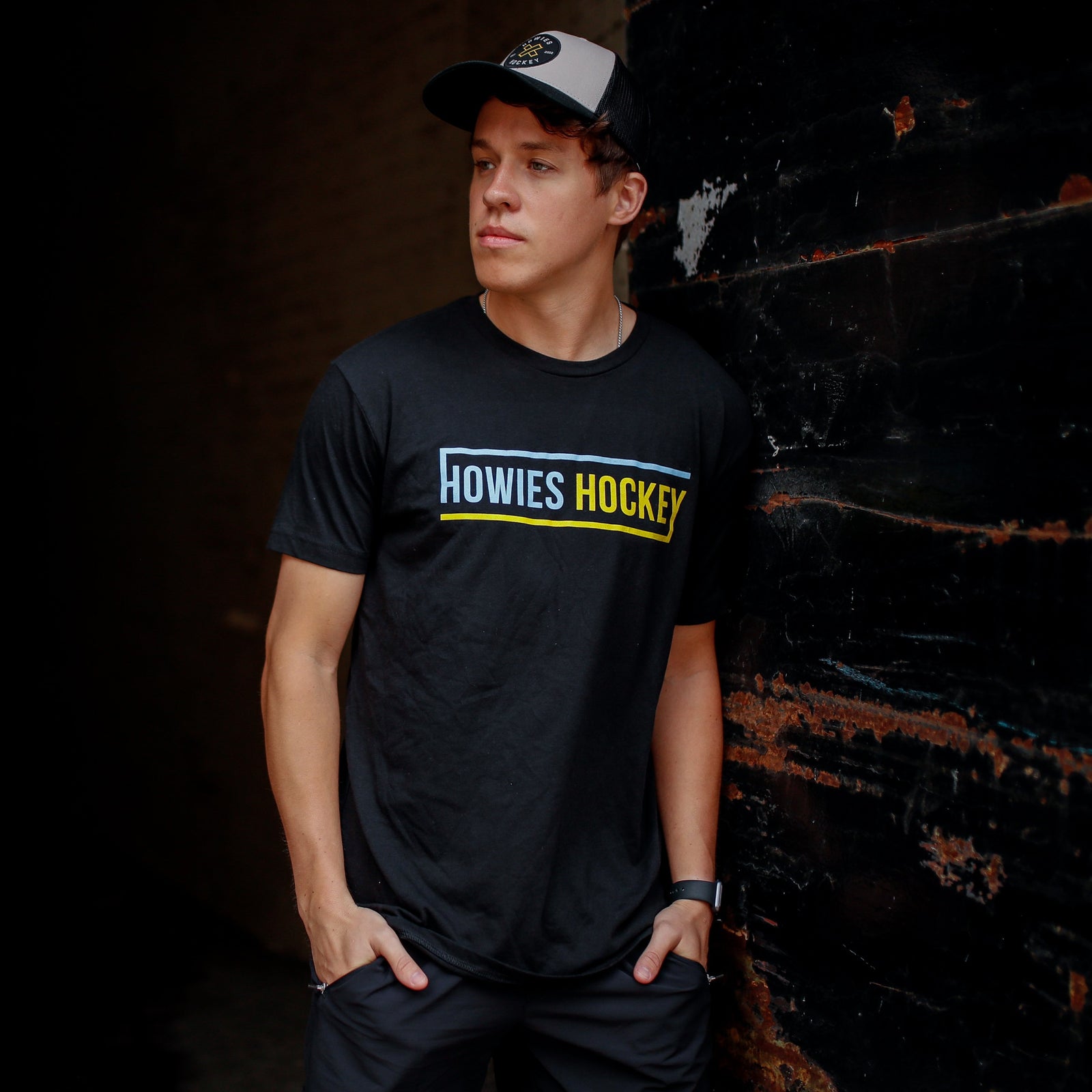 The Line Change Tee Tees Howies Hockey Tape   