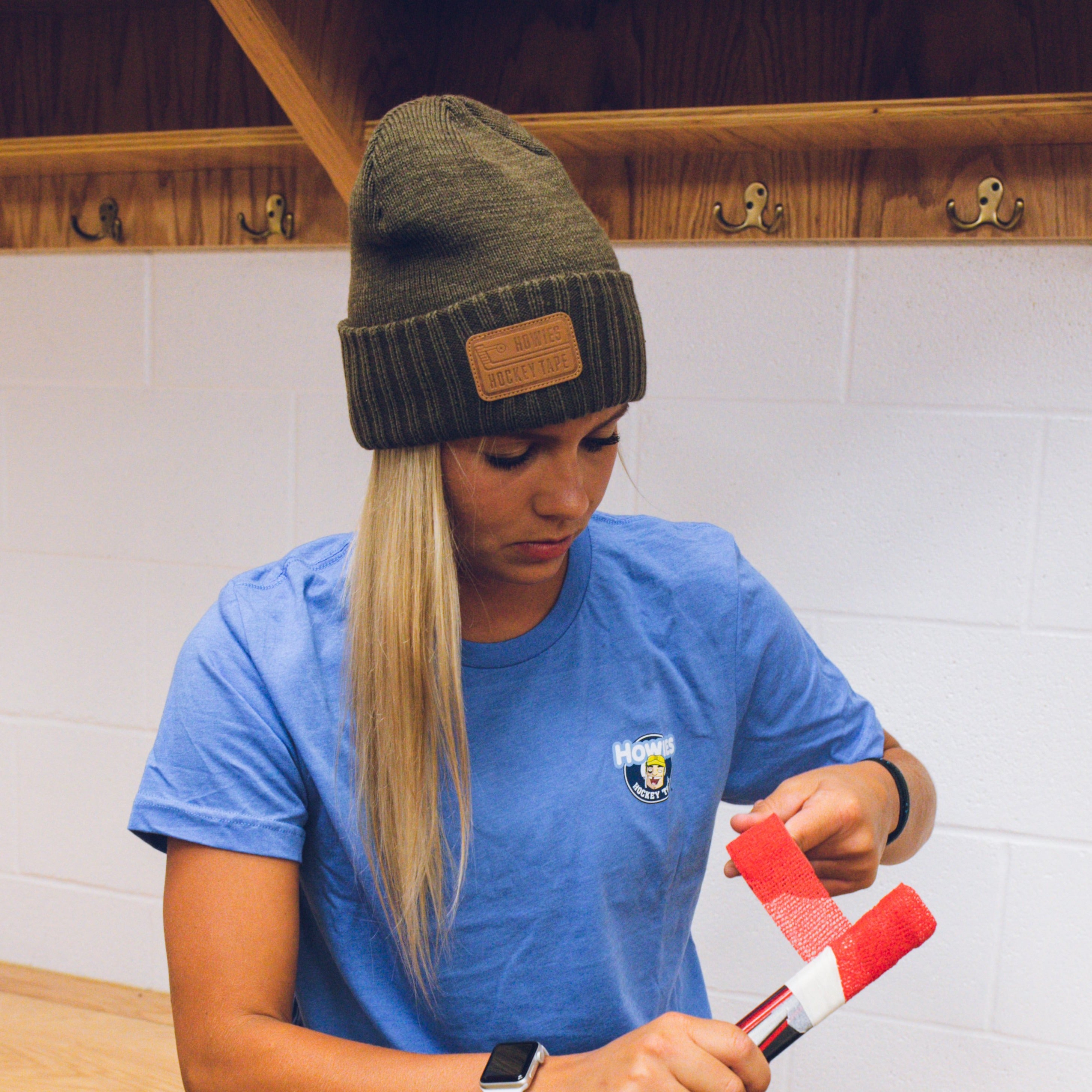 帽子 Bucktail Knit Beanie Polar Knit Cap | Howies Hockey Tape