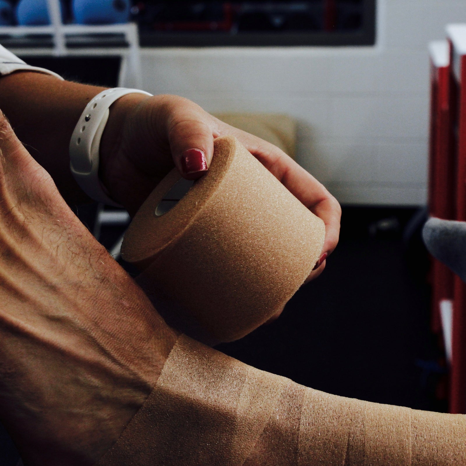 2.75" x 30yd Beige Pre Wrap  Howies Hockey Tape   