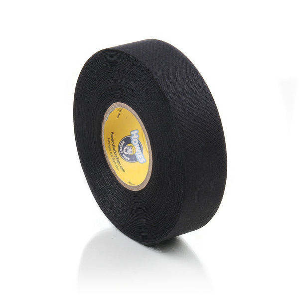  Howies Hockey Tape 6 Roll Pack - Cloth (1 Inch by 25 Yards  Long) Clear/Poly (1 x 30yds) Free Tape TIN (Choose Your Colors) White,  Black, Clear Shin Pad Sock