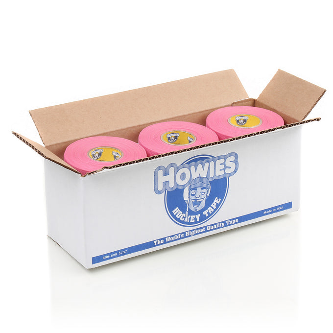 Howies Pink Cloth Hockey Tape Cloth Tape Howies Hockey Tape 12pk  
