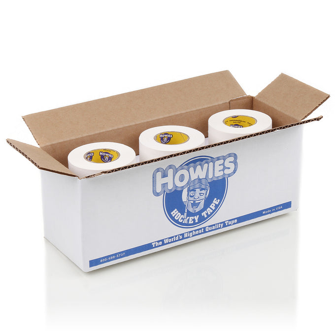 Howies 1.5” White Cloth Hockey Tape Cloth Tape Howies Hockey Tape 12pk  