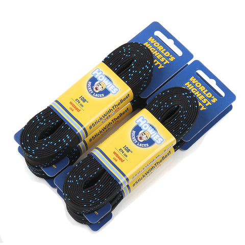 Howies Black Waxed Hockey Skate Laces Waxed Laces Howies Hockey Tape 4pk 72" 