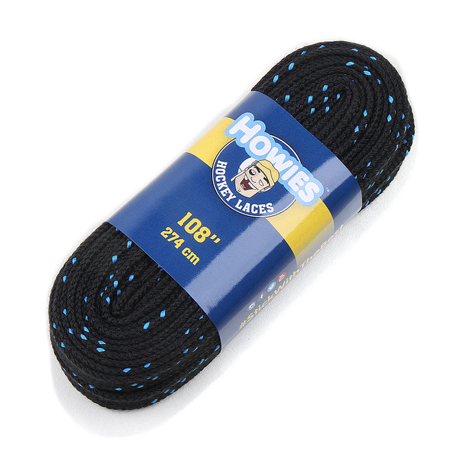 Howies Black Cloth Hockey Skate Laces Cloth Laces Howies Hockey Tape 1pk 72" 