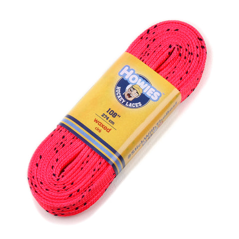 Howies Hot Pink Waxed Hockey Skate Laces Waxed Laces Howies Hockey Tape 1pk 72" 