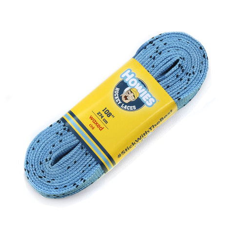 Howies Sky Blue Waxed Hockey Skate Laces Waxed Laces Howies Hockey Tape 1pk 72" 