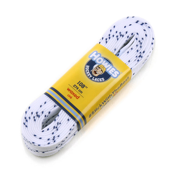 Howies White Waxed Hockey Skate Laces