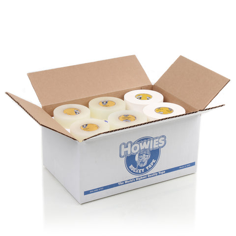 Howies Hockey Tape - 10 White Cloth & 20 Clear Shin Pad Mixed Tape Cases Howies Hockey Tape   