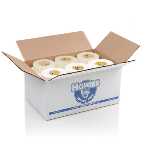 Howies Hockey Tape - 15 White Cloth & 15 Clear Shin Pad Mixed Tape Cases Howies Hockey Tape   