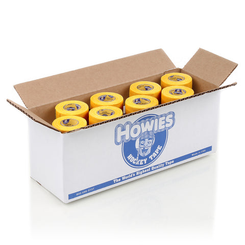 Howies Yellow Pro Grip Hockey Tape Pro Grip Tape Howies Hockey Tape 12pk  