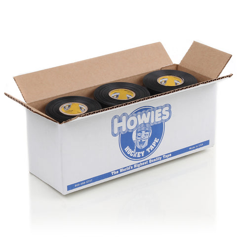Howies Black Shin Pad Hockey Tape Shin Pad Tape Howies Hockey Tape 12pk  