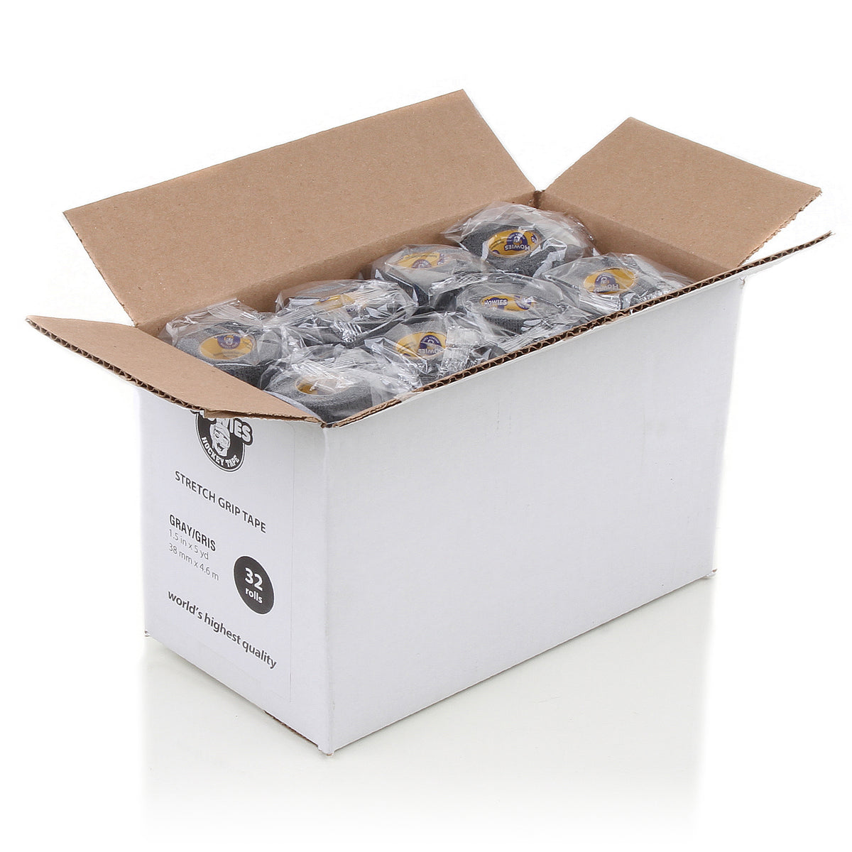 Howies Gray Stretchy Grip Hockey Tape Stretch Grip Tape Howies Hockey Tape 32pk  