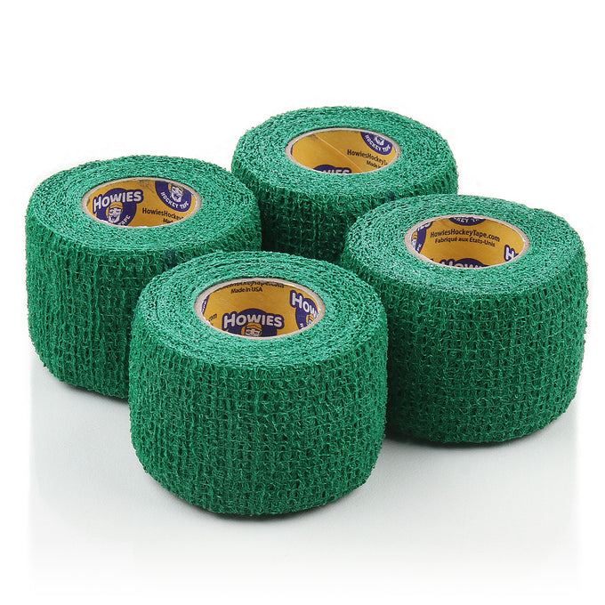 Howies Green Stretchy Grip Hockey Tape Stretch Grip Tape Howies Hockey Tape 4pk  