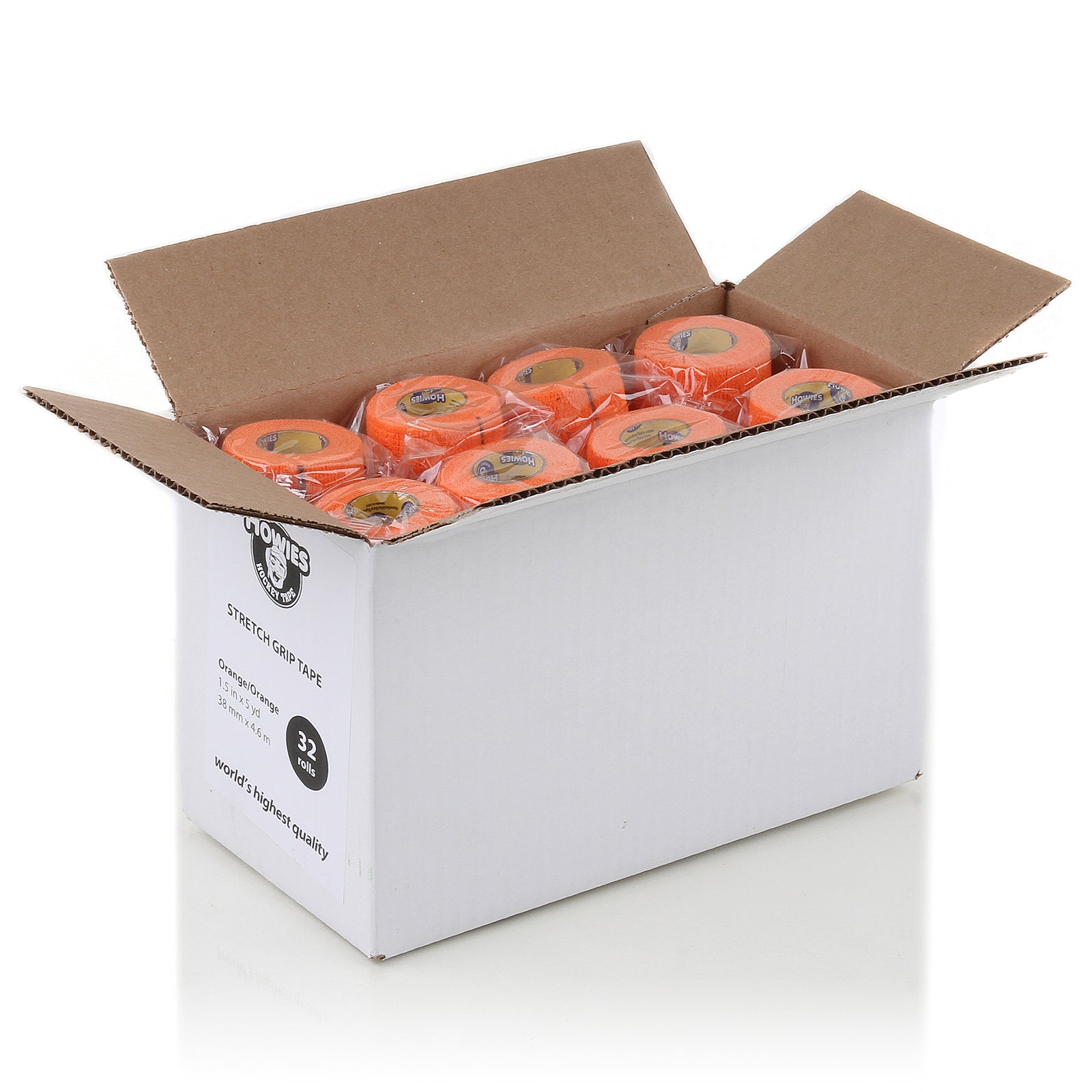 Howies Orange Stretchy Grip Hockey Tape Stretch Grip Tape Howies Hockey Tape 32pk  