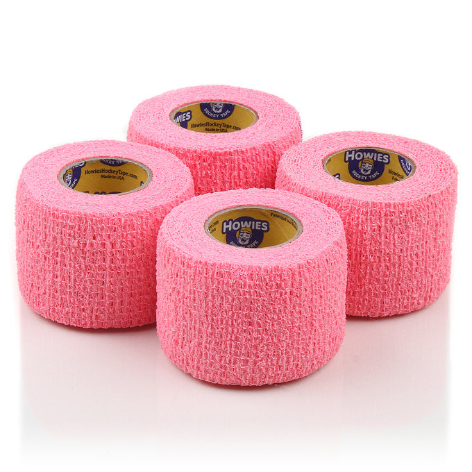 Howies Pink Stretchy Grip Hockey Tape Stretch Grip Tape Howies Hockey Tape 4pk  