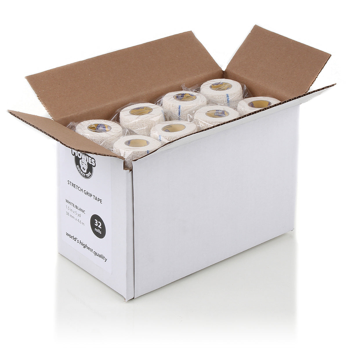 Howies White Stretchy Grip Hockey Tape Stretch Grip Tape Howies Hockey Tape 32pk  